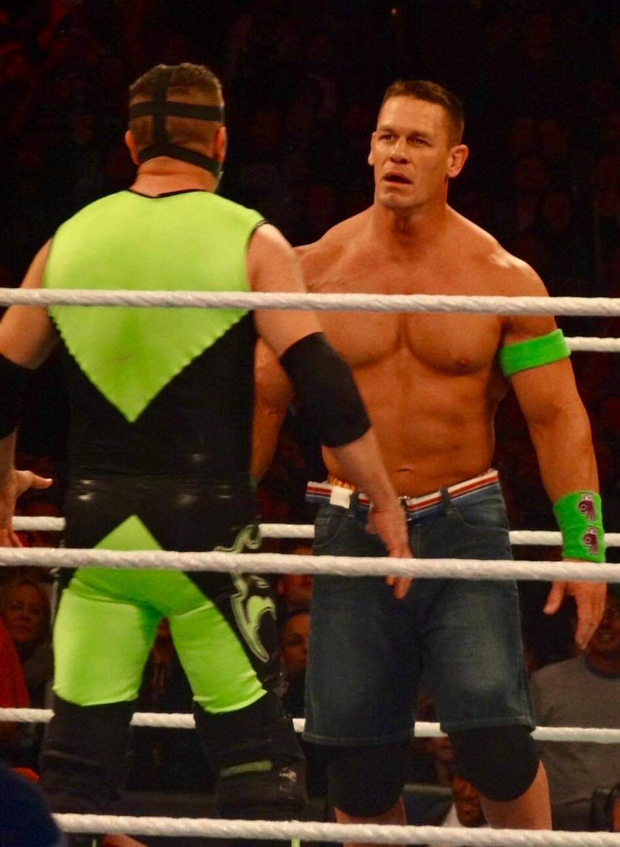 ShaneHelmsCom's tweet photo. That look when ⁦@JohnCena⁩ realized that I could see him. #WhassupWitDat https://t.co/ObM9BK5jlo