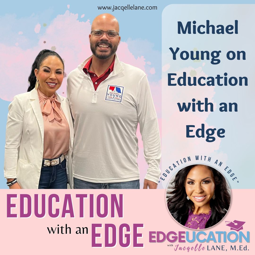 jacqelle_author's tweet image. Today on Education with an Edge Podcast:
Michael Young is a father, Community Focused Advocate, and Candidate for Legislative District 18. 

Link to Education with an Edge Podcast: Education With An Edge: podcasts.apple.com/us/podcast/mic…
.
.
.
#educationwithanedgepodcast