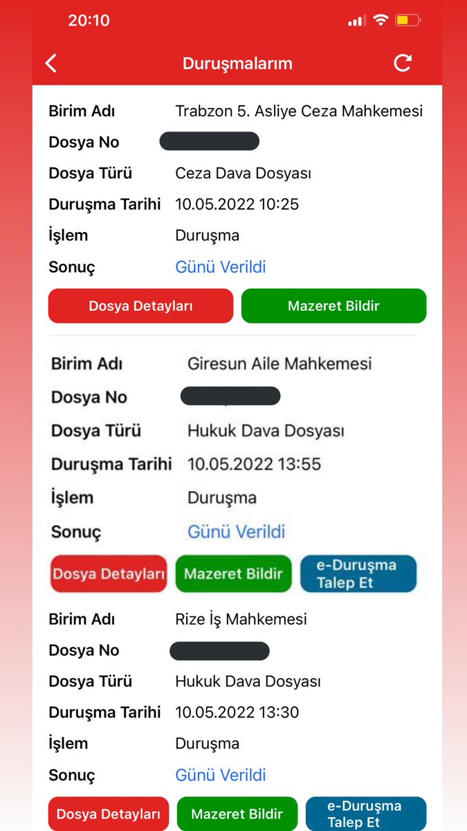 İstanbul Barosu’na kayıtlı olmama rağmen yarın şu şekil bir duruşma takvimi oluştu. Ekrem İmamoğlu hissediyor…
Umarım Ali Koç basın toplantısı düzenlemez.