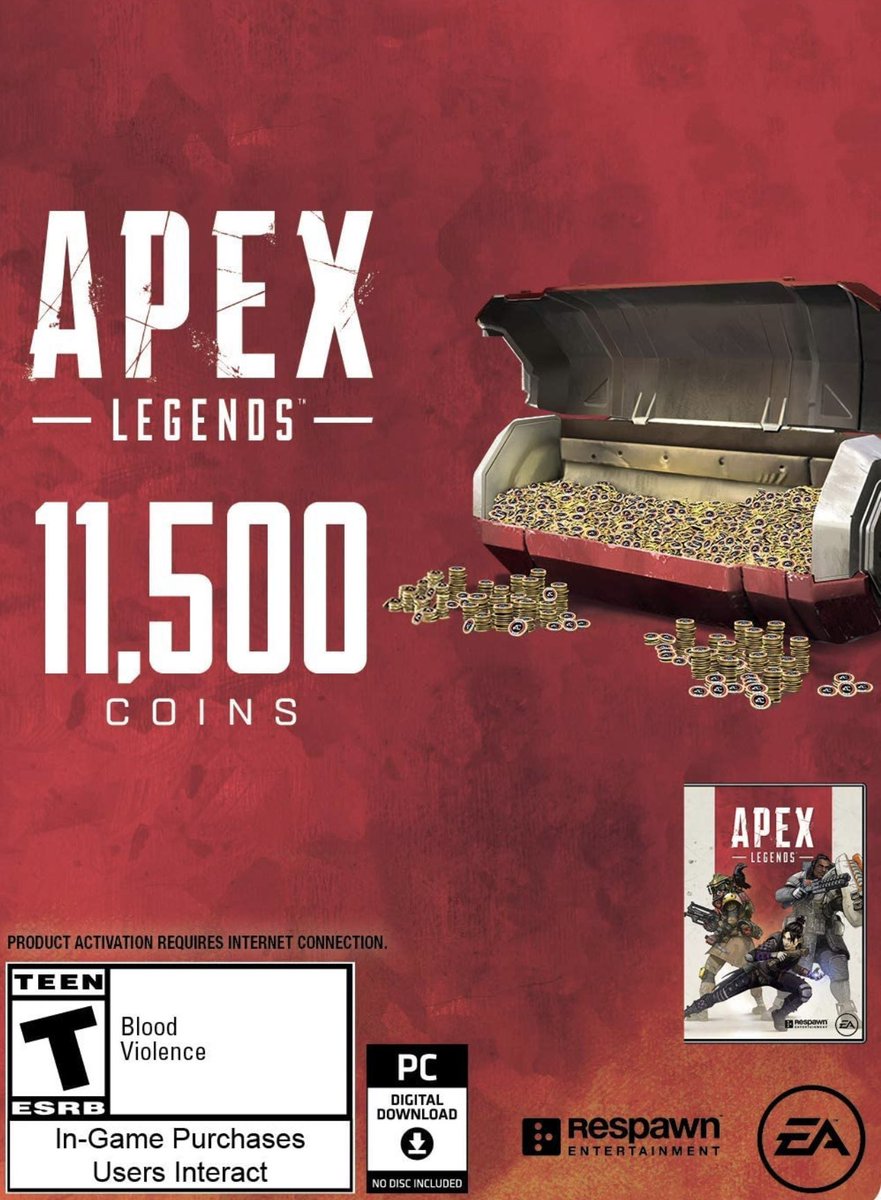 APEX COIN GIVEAWAY FOR SEASON 13!! 11,500 APEX COINS!! TO ENTER : 1. FOLLOW ME @draynilla 2. LIKE & RT THIS POST 3. TAG A FRIEND WHO UR GONNA PLAY S13 WITH THATS IT!! WINNER WILL BE ANNOUNCED TOMORROW @ 9:30 AM CST!! 🥳🥳🥳