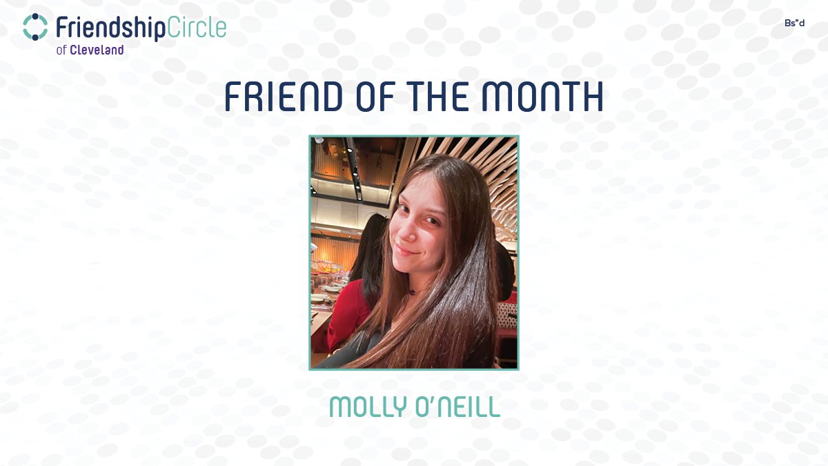 FCofCleveland's tweet photo. Congratulations to Molly O'Neill for being a
great friend to another child! Molly is Friendship
Circle's May Friend of the Month. Read Molly's essay about her experience at FC at https://t.co/bIRWeD0RUL
Like this post if you think Molly is super cool for
being a super friend! https://t.co/LlUCJTLCxc