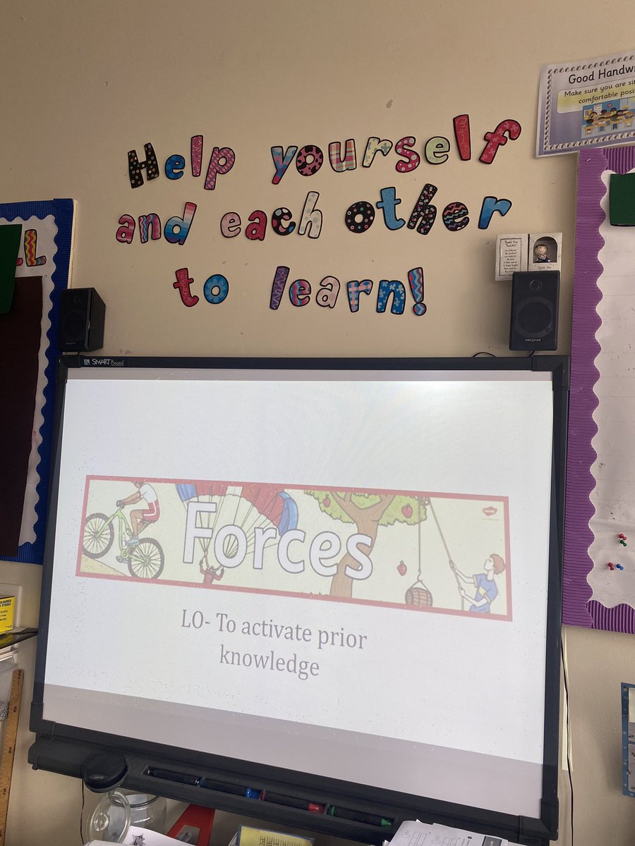 MissPGreenR's tweet photo. Taught my first ever lesson today! Year 5 science introducing the topic of forces!! https://t.co/dYk1fDa2xf