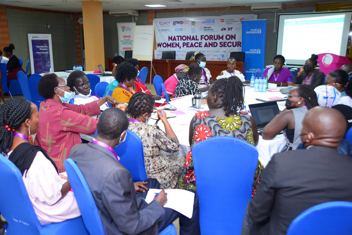 gnwp_gnwp's tweet photo. Ruth Ojiambo, Former Executive Director of @TheWIPCentre, added: "It is high time we realize that pregnancy is a conflict. It is insecurity." #WomenBuildPeace #WPSForumUG https://t.co/S90Ry4R5M9