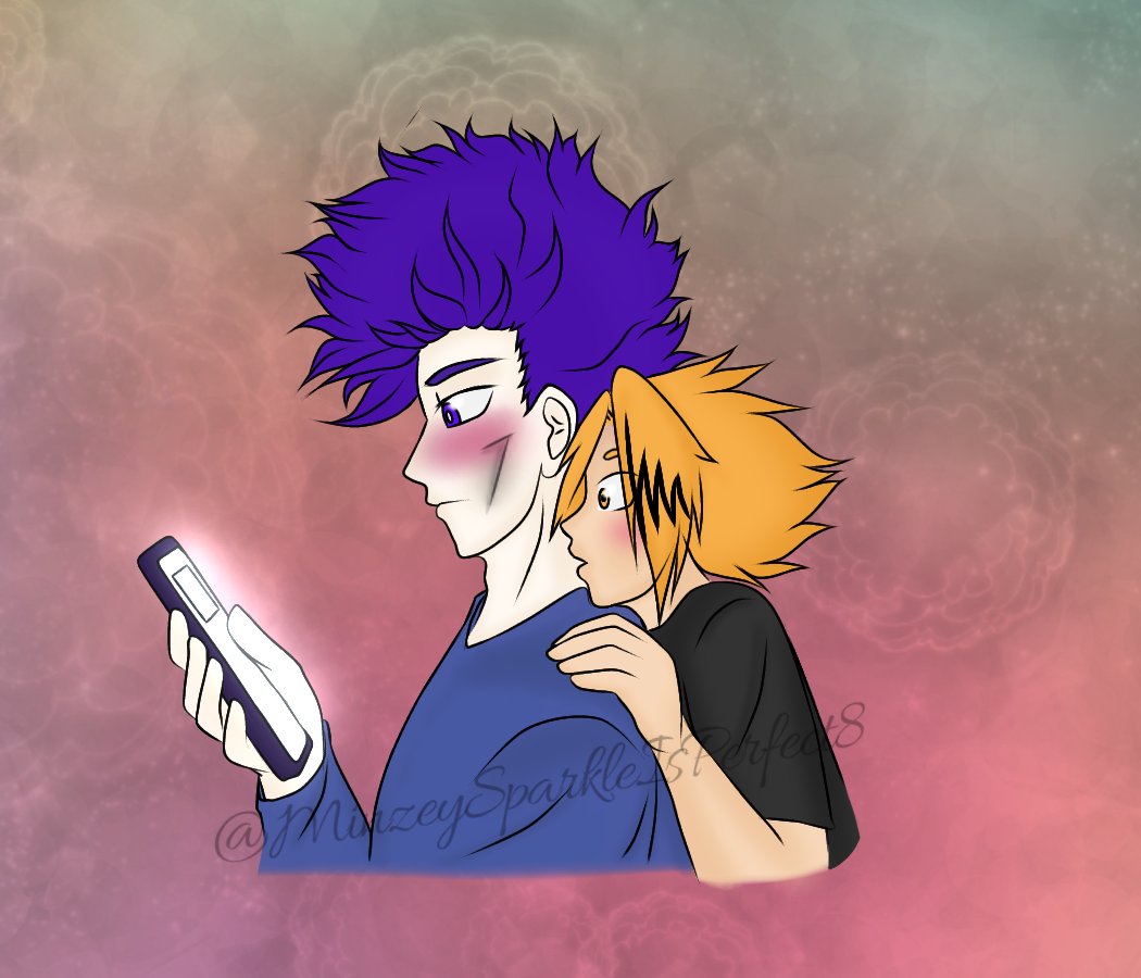 MSparklePerfec1's tweet photo. 🧡💚💙💜💖
My top three ships and a new OTP to add to them.
It used to be KoTsuna but I made it poly and added Jurota to the mix. #jurokotsuna!!! #awamomo #kaibarin #shinkami #bnha https://t.co/Zm9tWIvxiG
