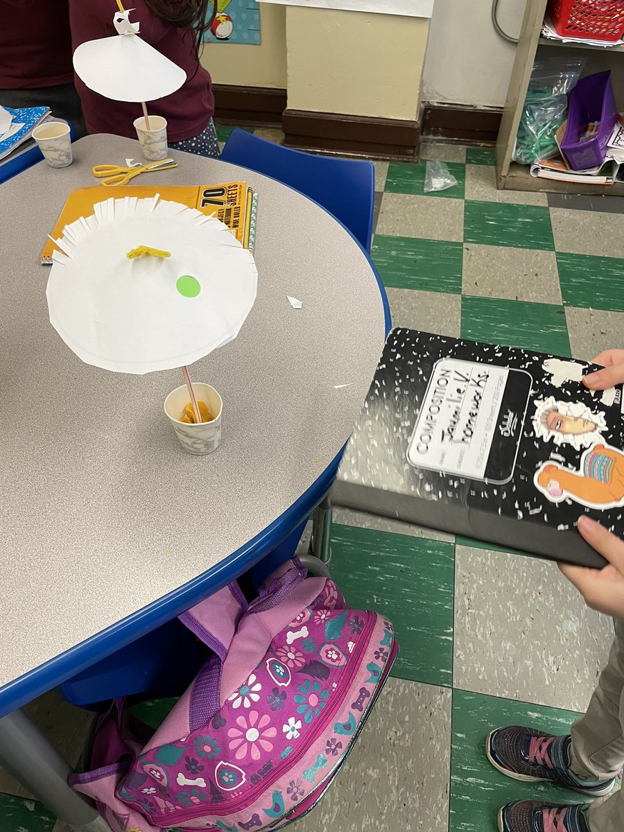 Second grade scientists and engineers created Wind-Proof umbrellas using what they observed about the structure of trees.