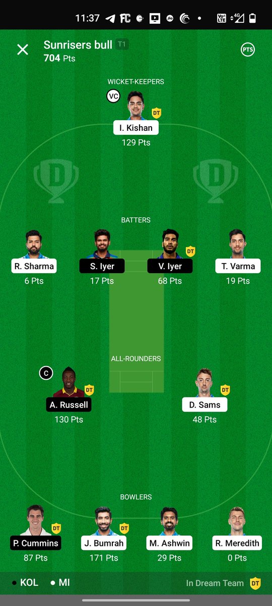 advance_pc's tweet photo. #IPL2022
@IPL
#MIvsKKR
#BullStyle #Mi #Disappointed
@Alone_Marwari @peeyushsharmaa
@arjunkumar318
@JoriwalPawan
#AllBrother https://t.co/alhW2xuLjz