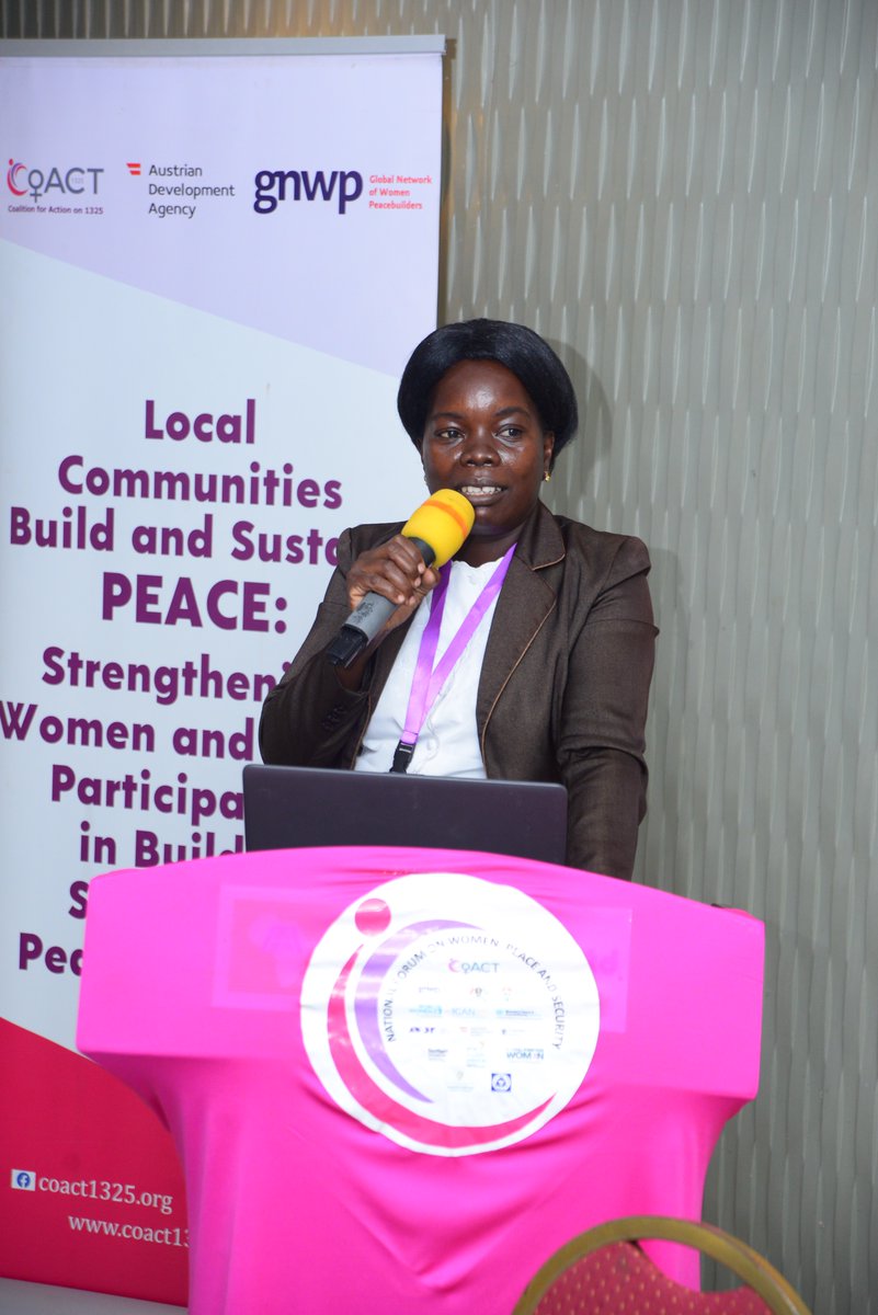 gnwp_gnwp's tweet photo. The #WPSForumUG also welcomed GNWP partners @MercyCherop4 of @RuralWomenPL from Kenya π°πͺ & Annet Yobu of @EVEOrganization from South Sudan πΈπΈ. Together, participants shared challenges & best practices from #Localizing1325 & developed recommendations to improve NAP implementation. https://t.co/FBtZqsrCKy
