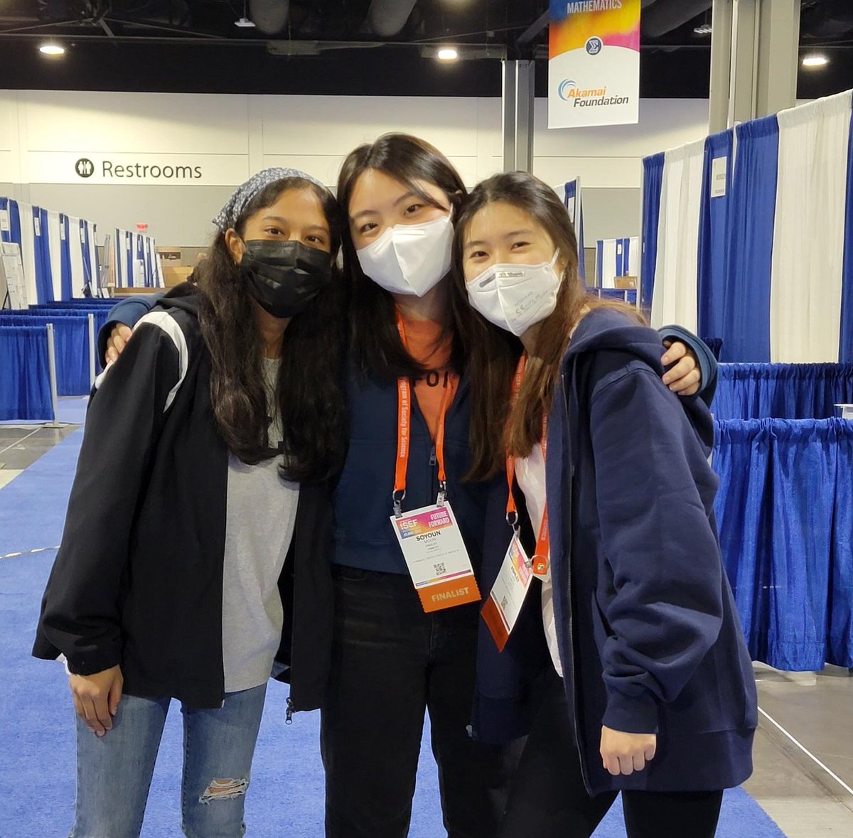 CommackSchools's tweet photo. Three #CommackHighSchool students qualified for entry onto the world stage at the International Science and Engineering Fair #ISEF - Lexi R., Ashley H. and Ashley M. #Atlanta #MrsCollette #MrsBeatty  #CommackSchools @society4science
Read their daily blog! https://t.co/3u2LpXjvOY https://t.co/81rym1XNrS
