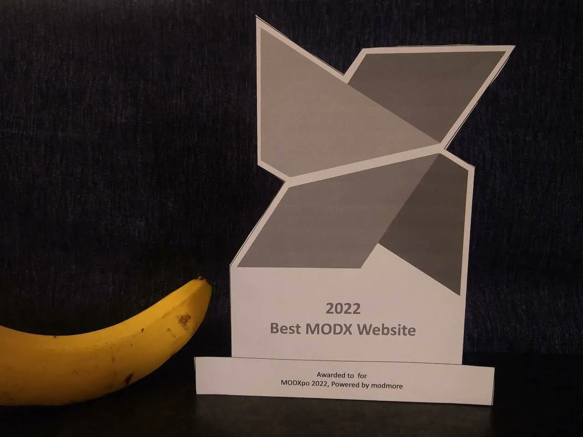Have you built any really cool #MODX websites in the last few years, that might just be the worthy of... the 2022 Best MODX Website award? 🏆

This #MODXpo, we'll put them to the test! Grab your tickets &amp; enter up to 3 sites by May 27th! buff.ly/383g0yl