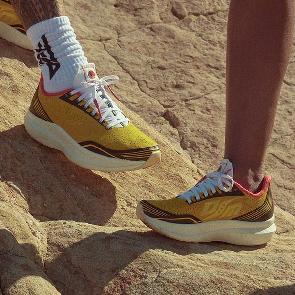 ModernNotoriety's tweet photo. Diet Starts Monday reimagines Saucony's Endorphin Pro elite running shoe https://t.co/ulKcmgIK3d https://t.co/F2PicqTzuX