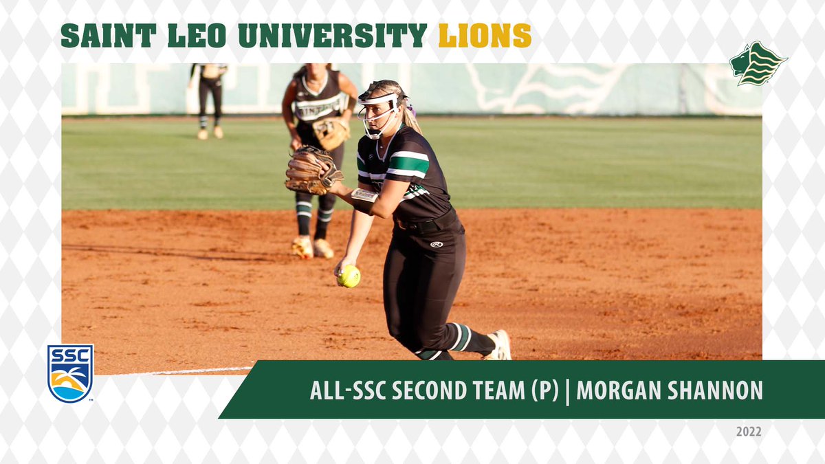 SaintLeoSB's tweet photo. Congratulations to our four Lions who were named 2022 Softball All-SSC! 

https://t.co/EjL7hOJaRk https://t.co/GjgdatKRP1