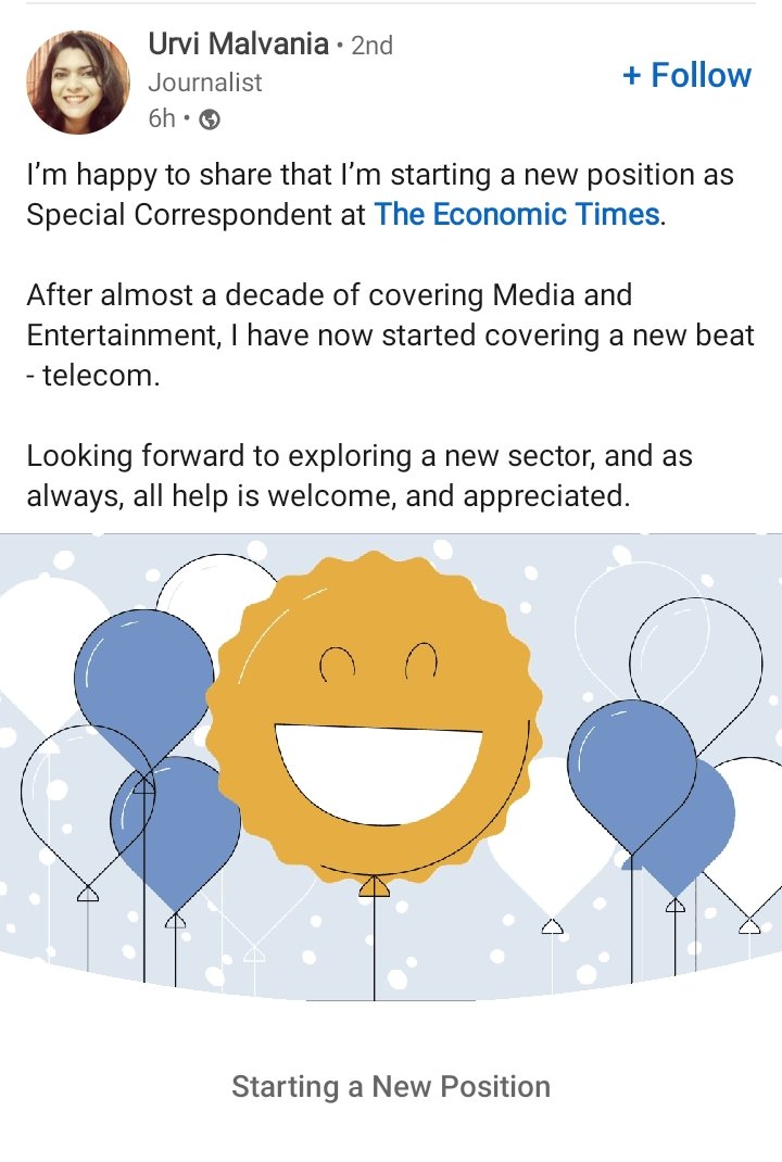 MEDIAINSIGHT1's tweet photo. #Congratulations @umalvania #MediaInsight  #ProfessionalUpdates #IndianMedia https://t.co/OfbTfv2KGV