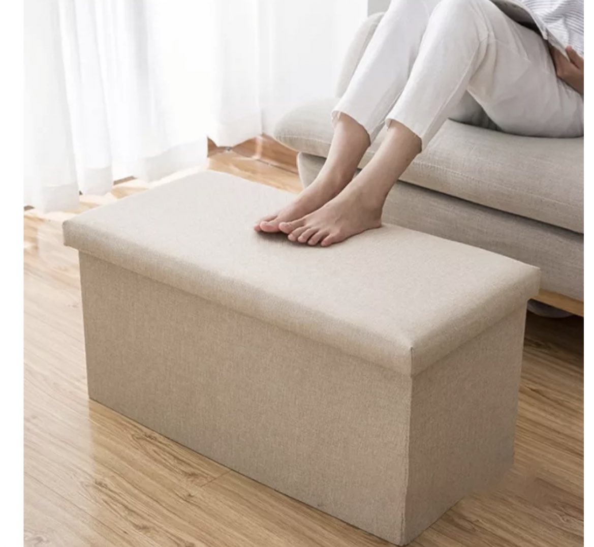 HEssentia's tweet image. Ottoman multifunctional storage box. Multifunctional storage stool, medicine box, toys, books,sundries.
High-quality materials, durable and dirty, really wear-resistant, long service life, strong waterproof. 22,000 naira only