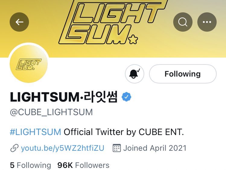 lightsumchart's tweet photo. 📲 #LIGHTSUM has surpassed 96k followers on Twitter.👏👏

@CUBE_LIGHTSUM #라잇썸 https://t.co/oC0ZsQSBbT