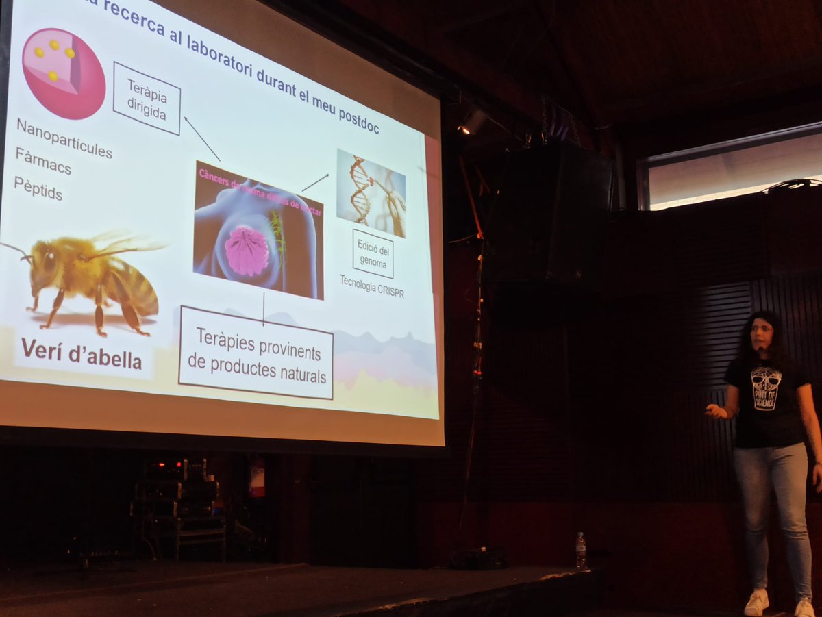 vmarinj's tweet photo. Anabel Sorolla ens conta sobre les possibilitats del verí d'abella a #Pint22LLE #Pint22ES #Pint22 https://t.co/ghdwmHgEz9
