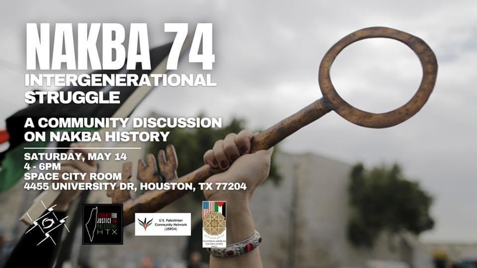 🚨🇵🇸 Join USPCN chapters and partners' #Nakba74 actions across the country this weekend - Bay Area, Southern California, Madison, WI and Houston!

For more details: mailchi.mp/uspcn/nakba74w…

#AllOfPalestine #FreeAhmadManasra #FreeBashirElKhairy
