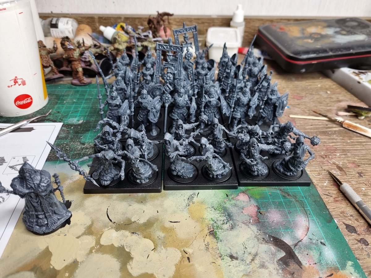 Thehobbyhobo1's tweet photo. Doing my buddies Old Dominion up for him. The detail on these guys is incredible.
#PBWargames #Pathofconquest https://t.co/0guGOYmjBG