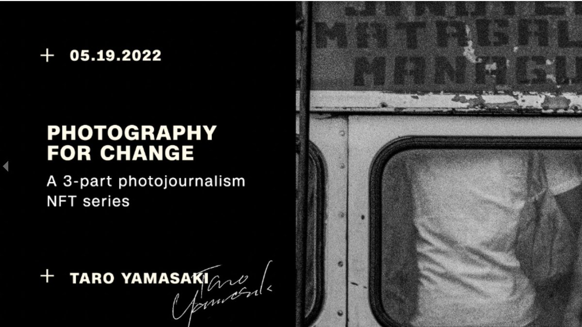 vaultbycnn's tweet image. Today at 3:00 ET, the 2022 @PulitzerPrizes winners will be announced.

In honor of the Pulitzers, Vault is excited to announce our new NFT series “Photography for Change,” launching next week in collaboration with Pulitzer Prize winner Taro Yamasaki.