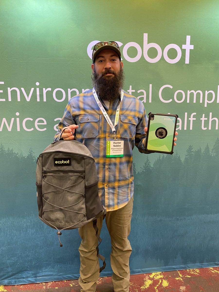 ecobotapp's tweet photo. This is the face of the winner of our iPad Mini giveaway at @NMEBConference ๐ See y'all next year!
#nmebc #nmebc2022 #Wetlands #wetlandscience #environmentalconsulting #environmentalconsultant #soilscience #mitigationbanking https://t.co/a6ZIBqlhZ4