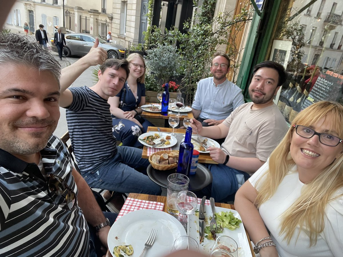 davidetaibi's tweet photo. Getting together before  #microservices 2022 conference... @c_microservices #Microservices2022 @famontesi @ChristianWBruun @AnneMadsen97 https://t.co/JhBS1WuiCd