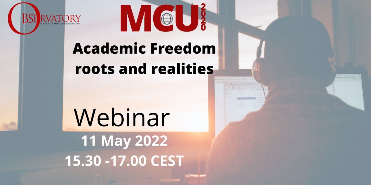 What is academic freedom, why is it important, and how is it being put into practice in universities around the world? Register for our upcoming webinar 11 May at 1530 CEST to hear from our panel and join this discussion. eventbrite.it/e/academic-fre…