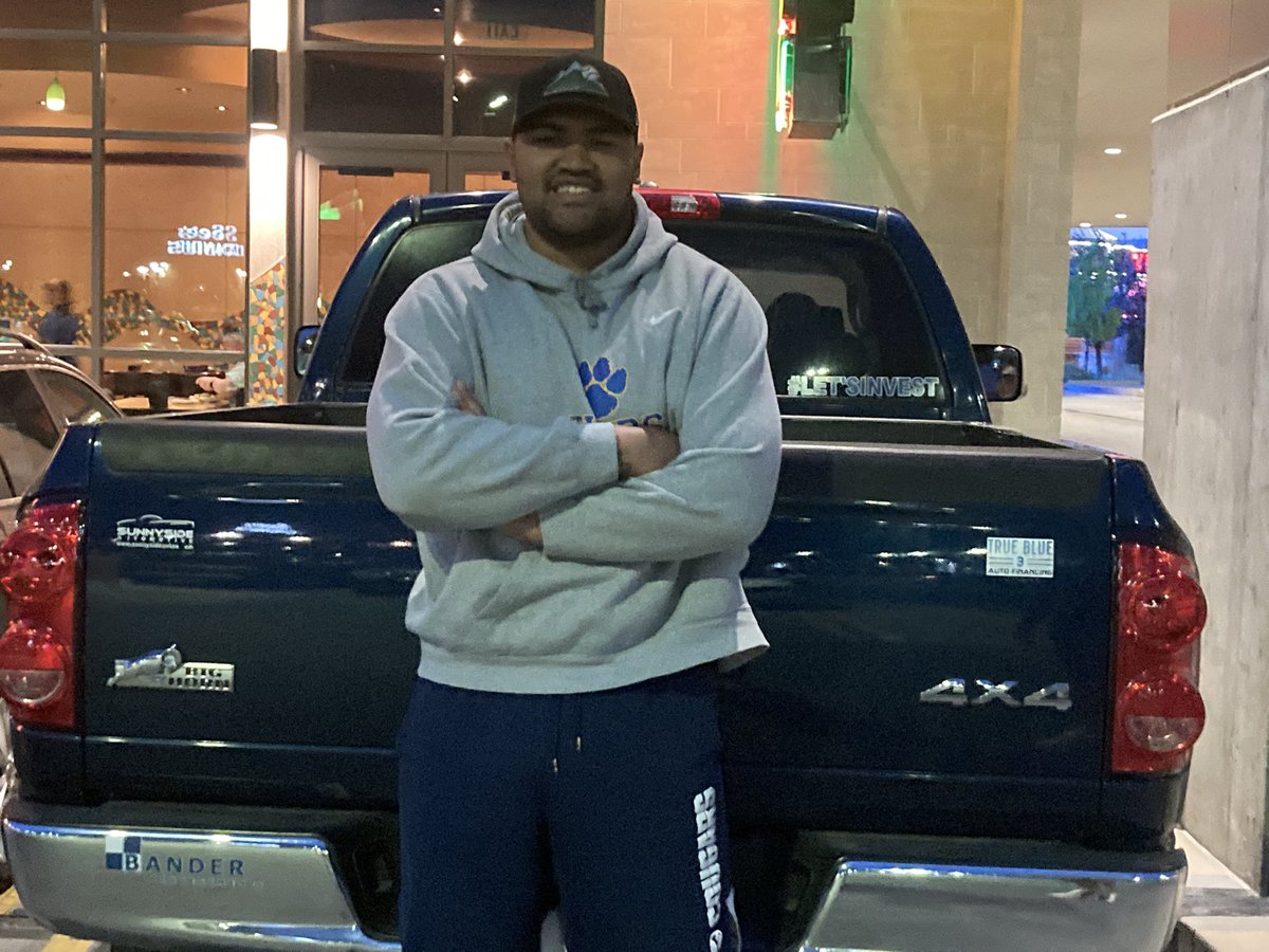 We’re looking out for our guy Keanu Saleapaga like he looks out for his QB <a href="/jarenhall3/">Jaren Hall</a> Keanu was able 2 get financing 4 this Dodge truck that will get him to class, to practice &amp; anywhere he needs to go. 🚚🏈📚get PRE-APPROVED for GPA backed car loans👊 #college#byu #byufootball