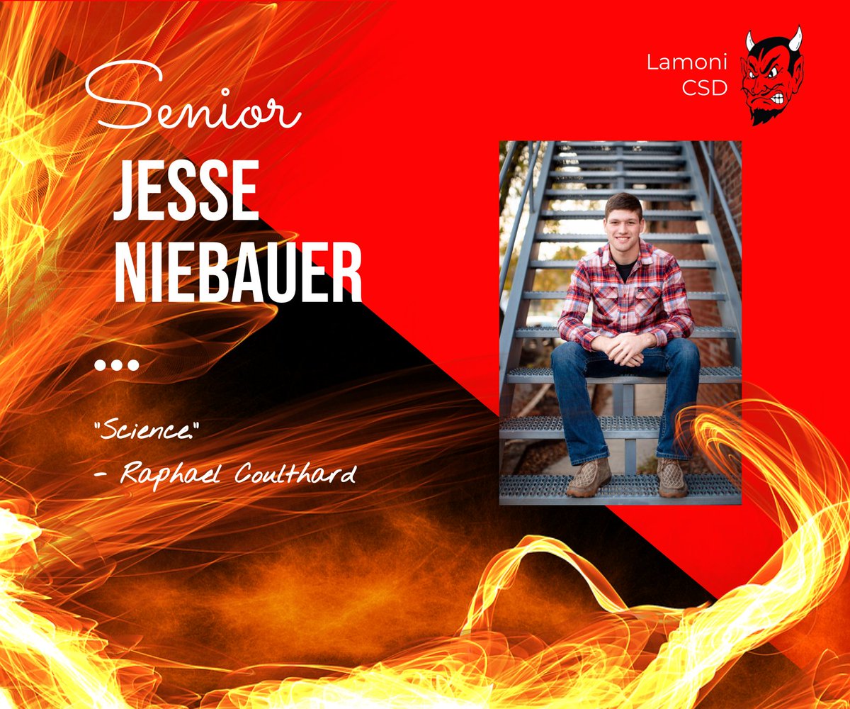 lamonidemons's tweet photo. We are continuing with the celebration of the accomplishment of our seniors this Monday by highlighting senior Jessie Niebauer!

#LCSDemonPRIDE  #lamonidemons https://t.co/AqxUpPkNho