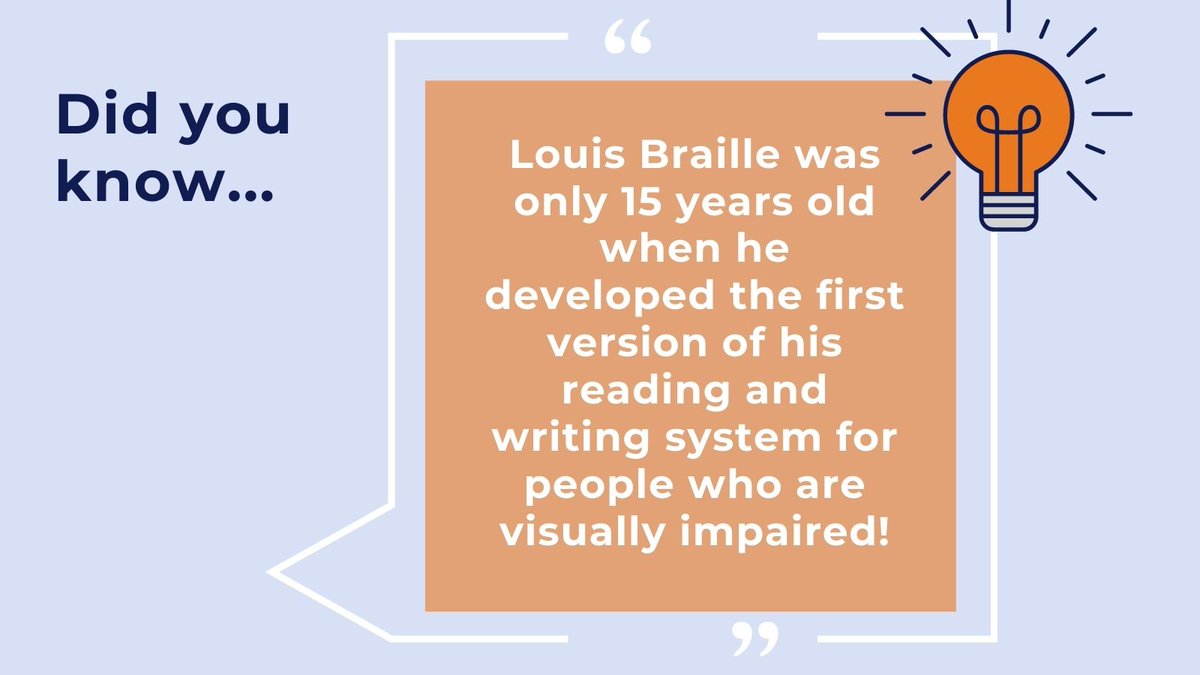 It's #NationalInventorsMonth! Today Louis Braille's system of raised dots, which may be read by touch, is used worldwide. CoachArt helps young inventors develop their skills through the STEAM lesson plans we created in partnership with @StarlightUS .💡