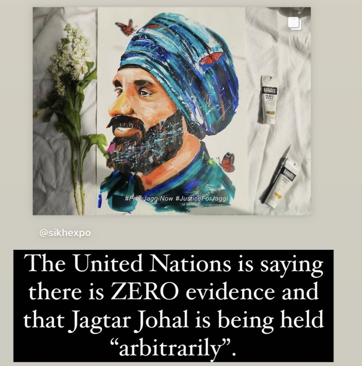 .<a href="/barandbench/">Bar and Bench</a> Sad to see you never spoke up about Jagtar Singh Johal.<a href="/LiveLawIndia/">Live Law</a> 

He's been tortured.
Imprisoned.
No Evidence.
No Trial.
No Conviction. 

India is holding Jagtar Singh because he spoke up 1984 genocide against Sikhs.<a href="/VP/">Vice President JD Vance</a> .<a href="/hrw/">Human Rights Watch</a> 

#FreeJaggiNow