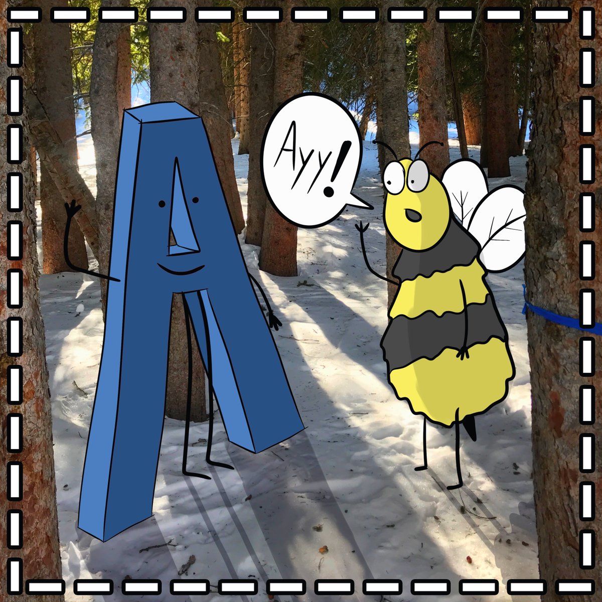 BRAINMIND_ART's tweet photo. Ay! 🐝 ... See?
❤️💛💙

TAGS: #digitalart #illustration #beelife #savethebees #pun #ay #abc #inthetrees #localnycartist https://t.co/Czo8ItGME7