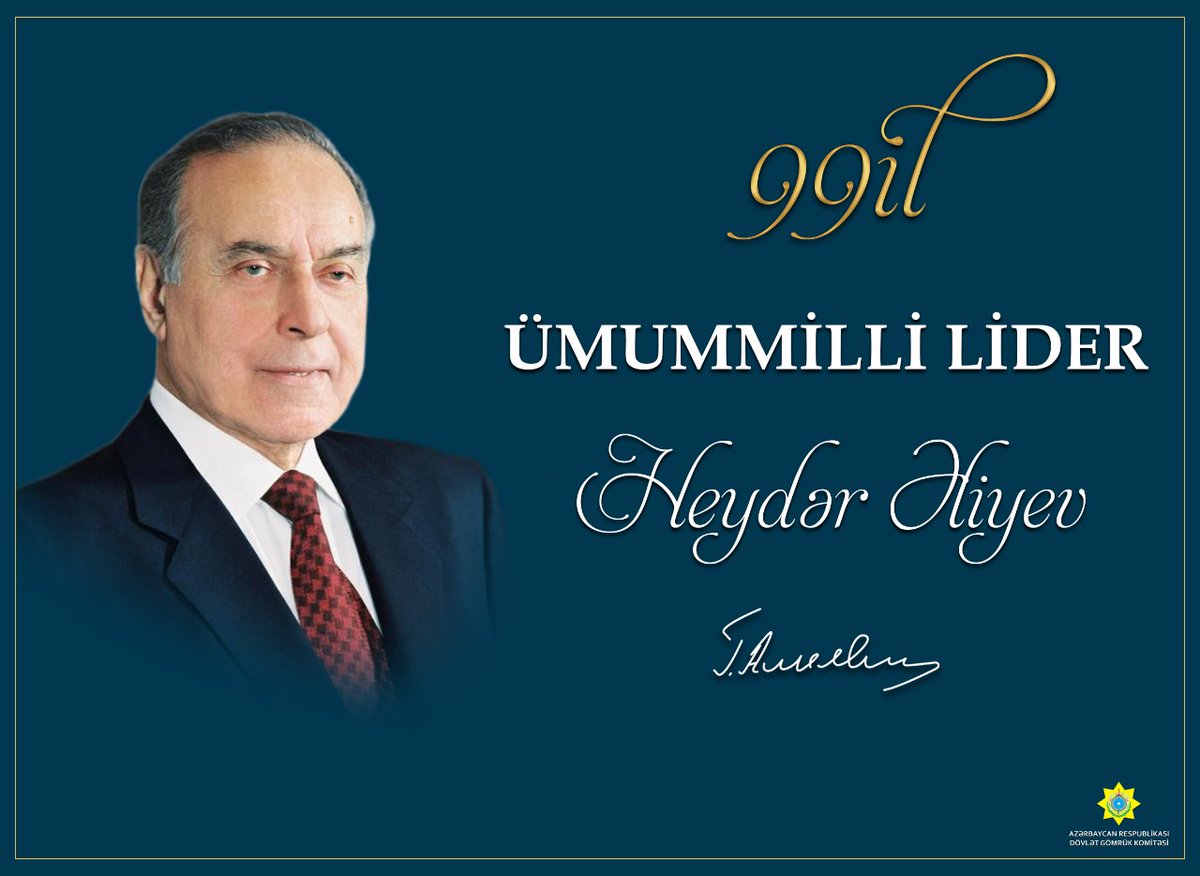 SafarMehdiyev_'s tweet photo. Bu gün müasir Azərbaycanın memarı və qurucusu, #UluÖndər Heydər Əliyevin anadan olmasının 99-cu ildönümüdür. #Ümummillilider Heydər Əliyev tarixi şəxsiyyət olmaqla yanaşı, həm də tarix yaradan şəxsiyyətdir. Nə qədər ki, Azərbaycan var, Heydər Əliyev daima qəlblərdə yaşayacaq! https://t.co/gux9d0VRb0