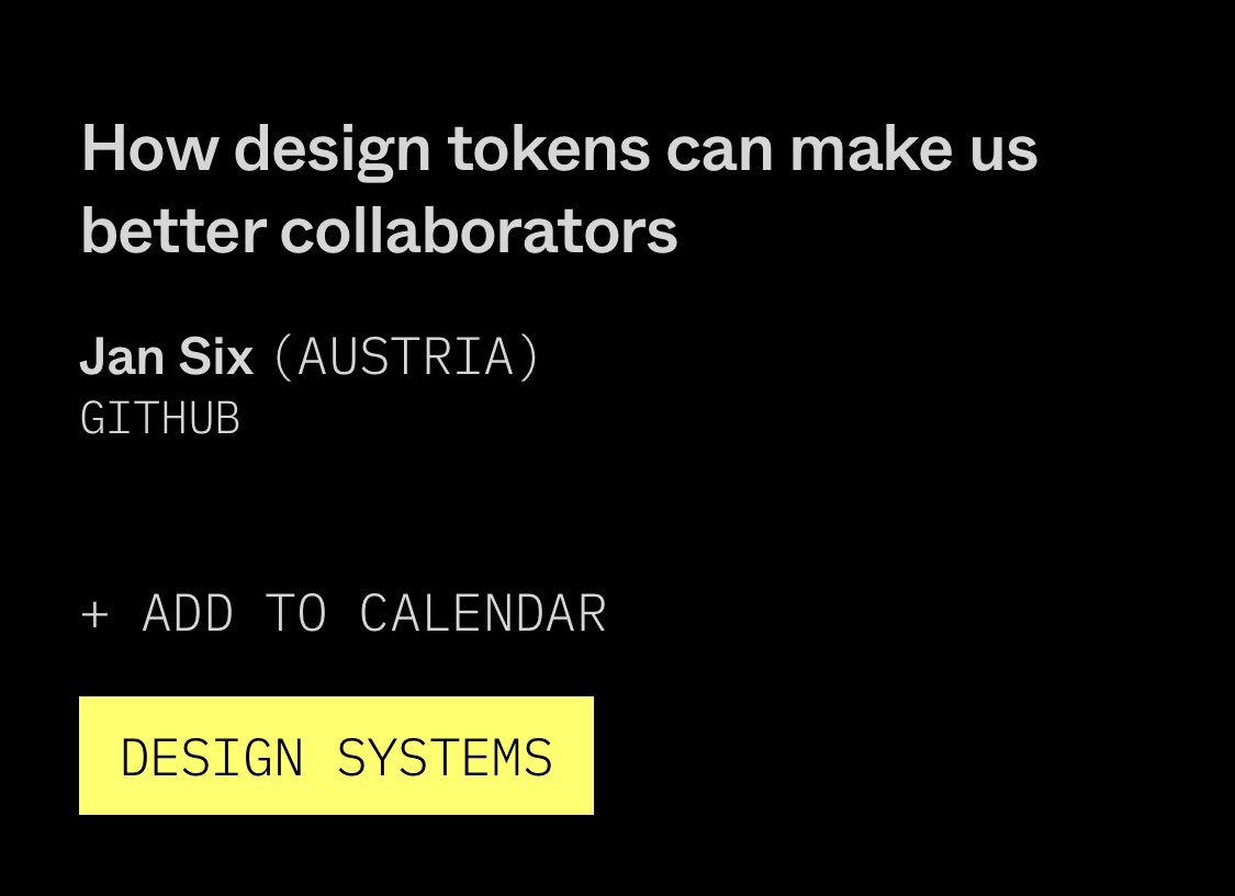 svorklab's tweet photo. Can’t wait! Good luck for tomorrow @six7 It will be epic - #Jantastic⚡️ like always. 🤩

🍿If anyone wants to hang and watch the talks together online @intodsconf ~> Slack ~> #config 🤓

#FigmaTokens to the 🚀🌙

#Config2022 https://t.co/RvEjmb3SdL