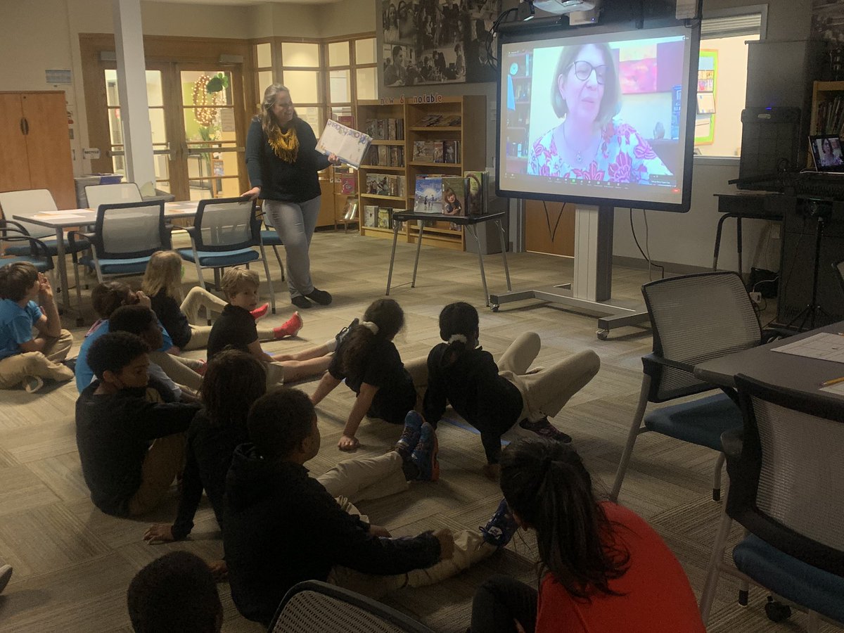 McLeanLCLibrary's tweet photo. Inspiring afternoon @McLeanSchool with poet @nancytupperling! Thank you for joining us!!! https://t.co/tt8YXLNjnF
