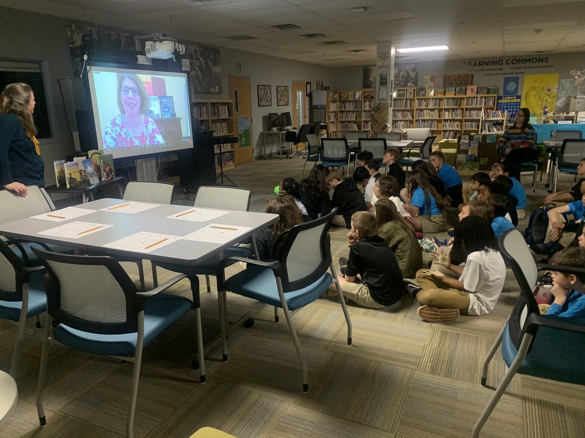McLeanLCLibrary's tweet photo. Inspiring afternoon @McLeanSchool with poet @nancytupperling! Thank you for joining us!!! https://t.co/tt8YXLNjnF