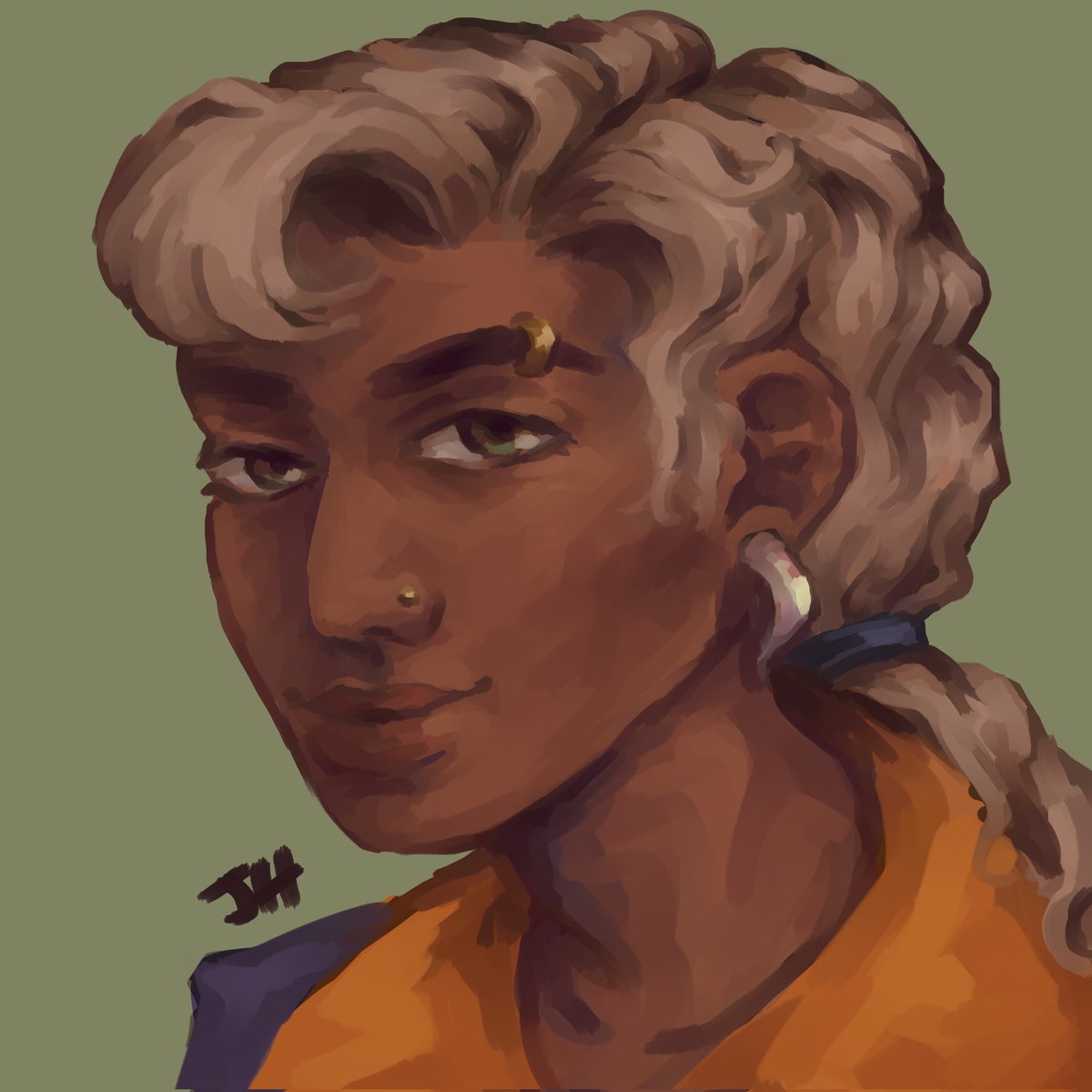 ytpmvz's tweet photo. Gonna start posting my art here, hey look a Ritz portrait https://t.co/x3yPK5WOpR