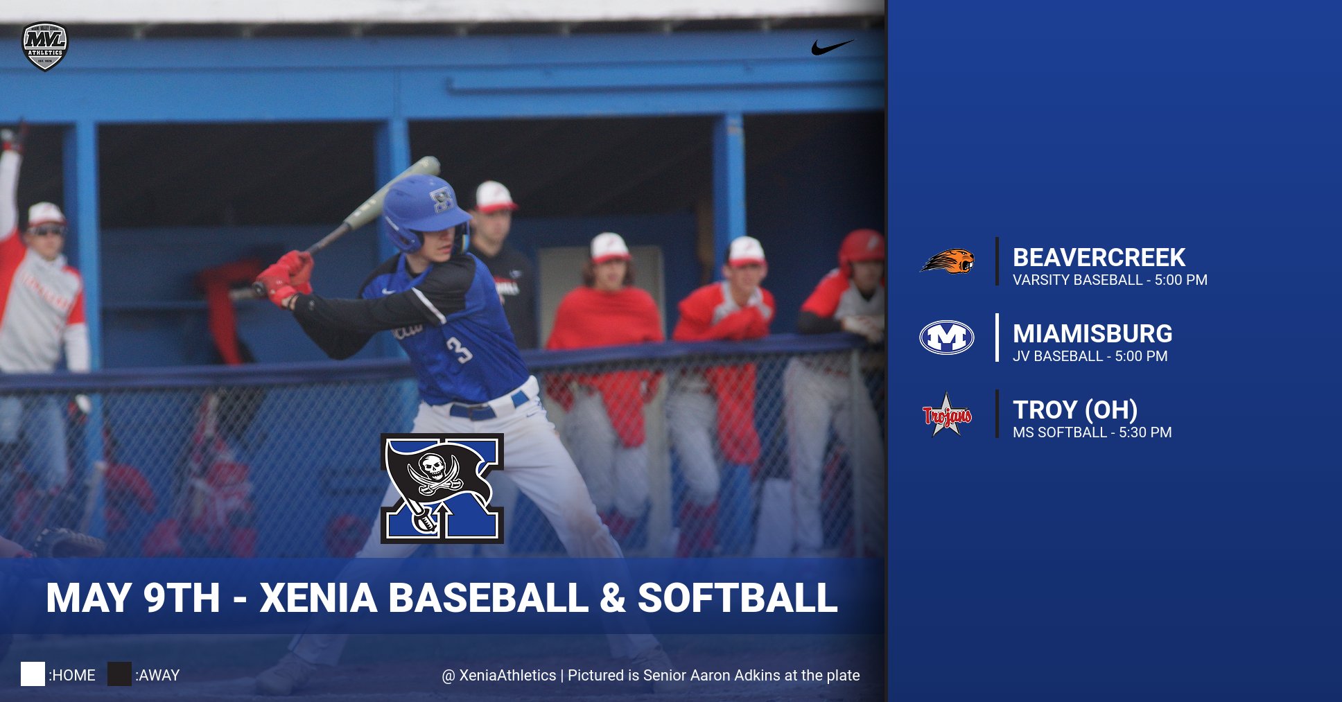 Xenia Athletics on Twitter "Xenia Baseball in action today as the