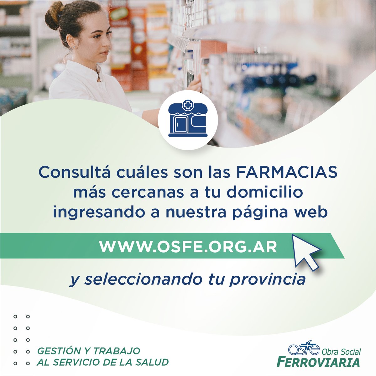 OsfePrensa's tweet photo. Consultá las #Farmacias más cercanas a tu domicilio 🏠 seleccionando tu provincia en nuestra página web 
👇🏼
https://t.co/nt3l1JRRvk https://t.co/BVA4DCyzwQ