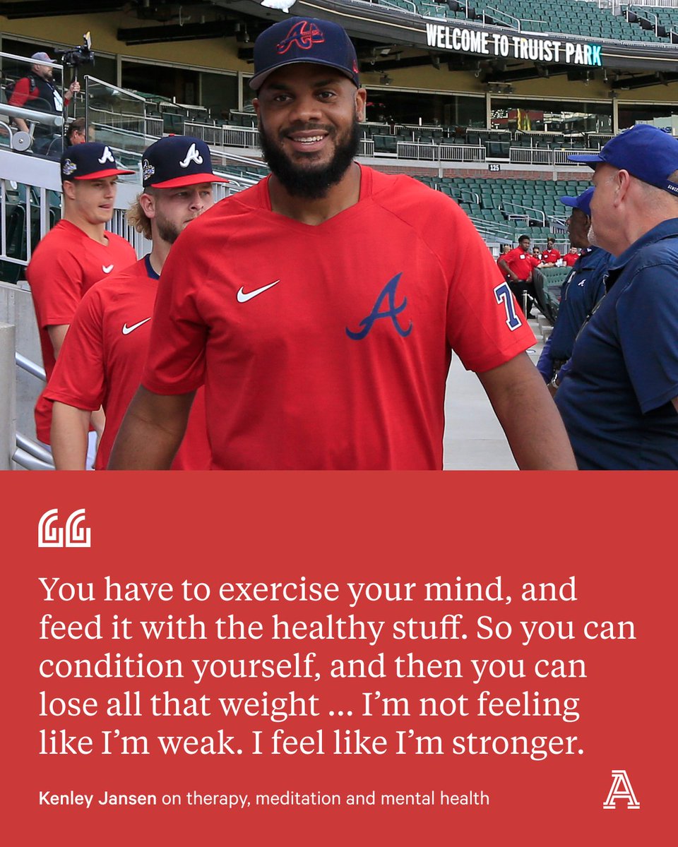 The Athletic (@theathletic) on Twitter photo Kenley Jansen thinks he's a better player now than he was even during his peak years in LA.
Why? Therapy and meditation.
<a href="/ByMcCullough/">Andy McCullough</a> has the story on how therapy helped him reclaim his place among the game’s elite: theathletic.com/3300104/2022/0… Kenley Jansen thinks he's a better player now than he was even during his peak years in LA.
Why? Therapy and meditation.
<a href="/ByMcCullough/">Andy McCullough</a> has the story on how therapy helped him reclaim his place among the game’s elite: theathletic.com/3300104/2022/0…