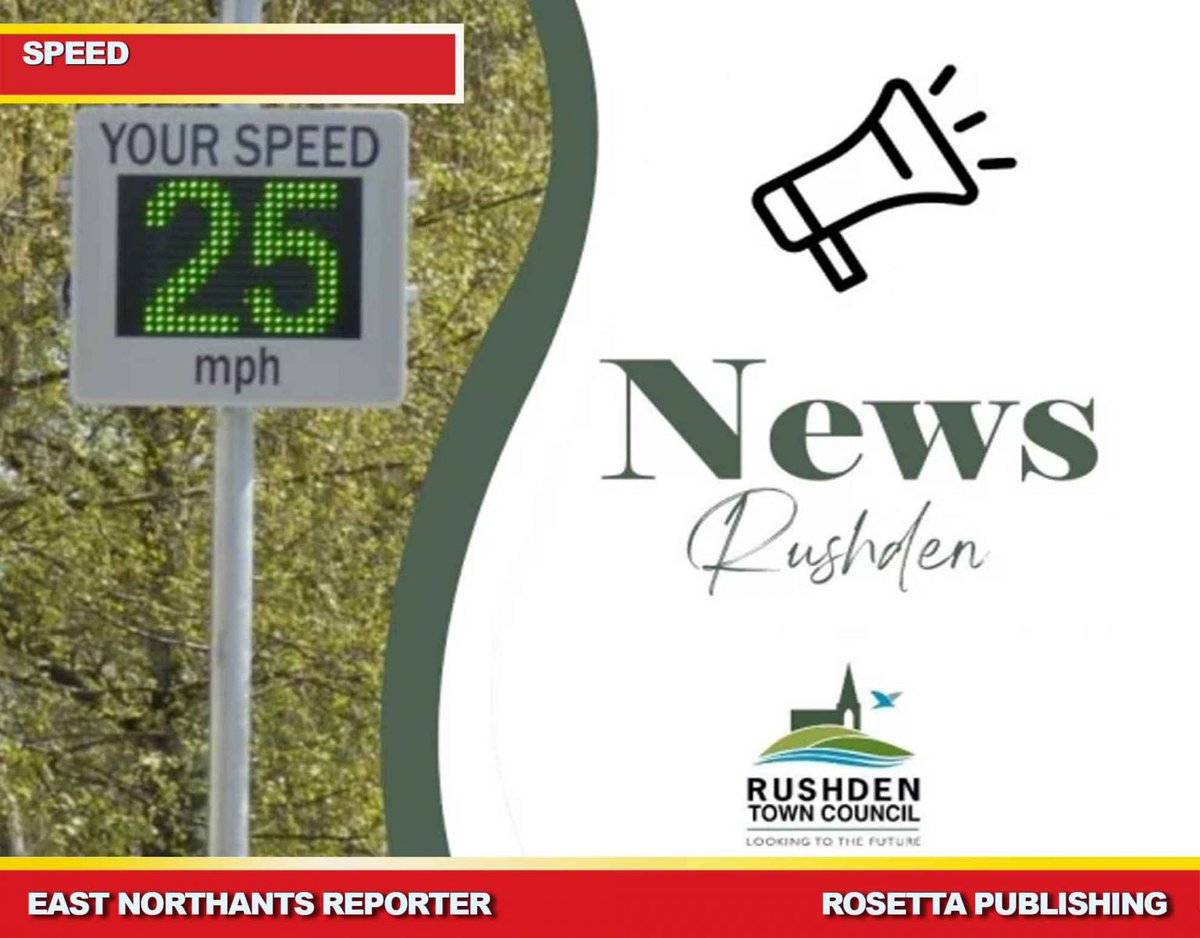 Mobile Speed Indication Devices for Rushden. Read more rosettapublishing.com/reporter/2022/… #localnews #news #community #Northants #Northamptonshire #RushdenReporter