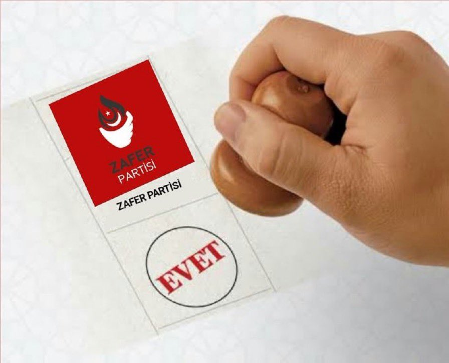 Türk Genci ;   Ailene,Arkadasına, Eşine, Dostuna, Komşuna ,Herkese ZAFER PARTİSİNİ anlat .Çünkü Ülkene sahip çıkma zamanı  #YeterSandıkGelsin