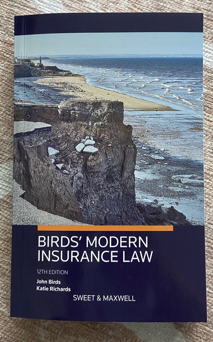 So excited to see this in print!
Huge thanks to Prof John Birds for the opportunity to be involved in the 40th anniversary of this leading text. Looking forward to further collaboration too!
<a href="/BristolUniLaw/">Bristol Law School</a> <a href="/thomsonreuters/">Thomson Reuters</a> #insurancelaw #birdsmoderninsurance