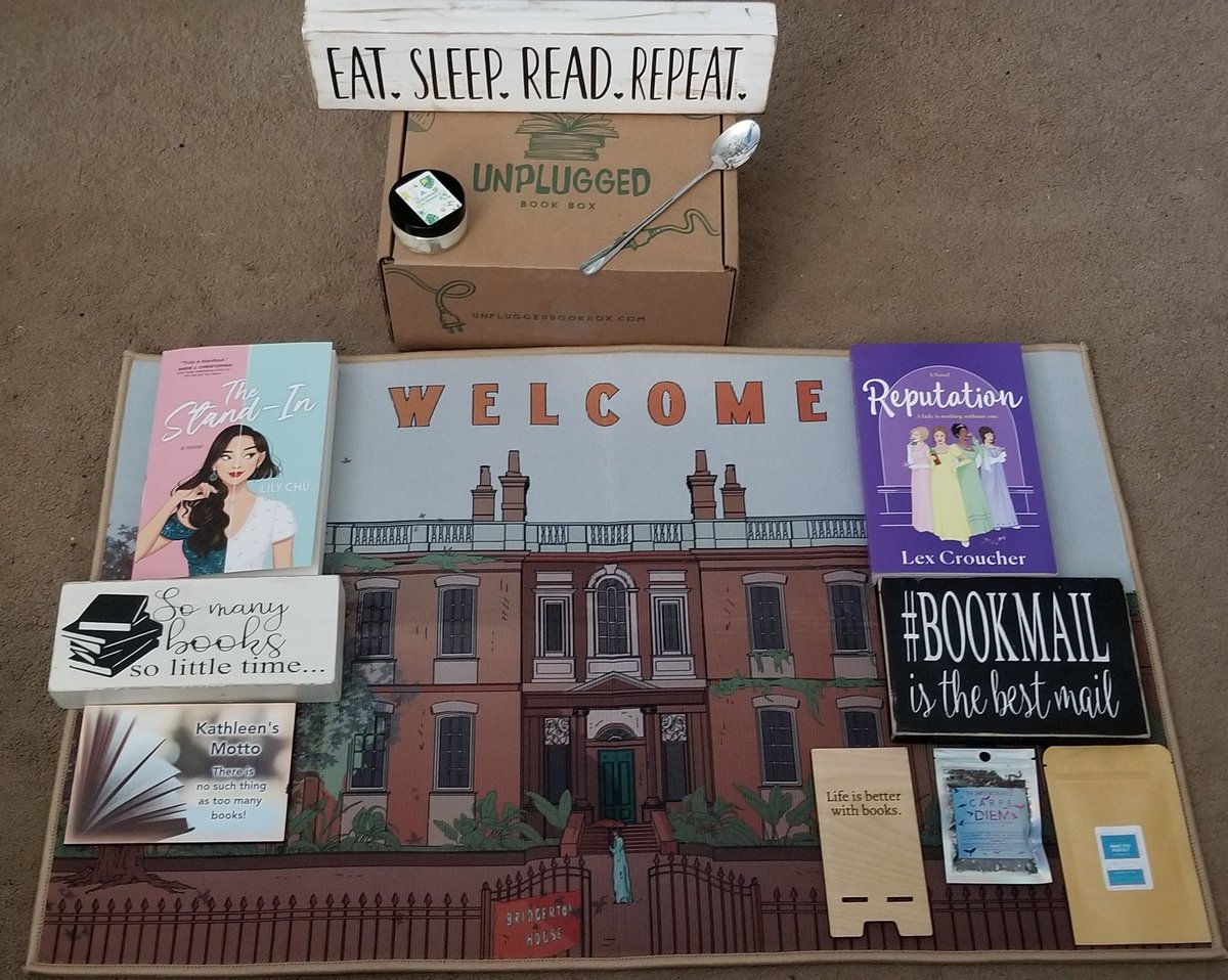 JerseyGirlBook's tweet image. Today's Book Mail: May @unpluggedbooks Box selection #UnpluggedBookBox #AdultBookBox #RegencyRomance #WomensFiction