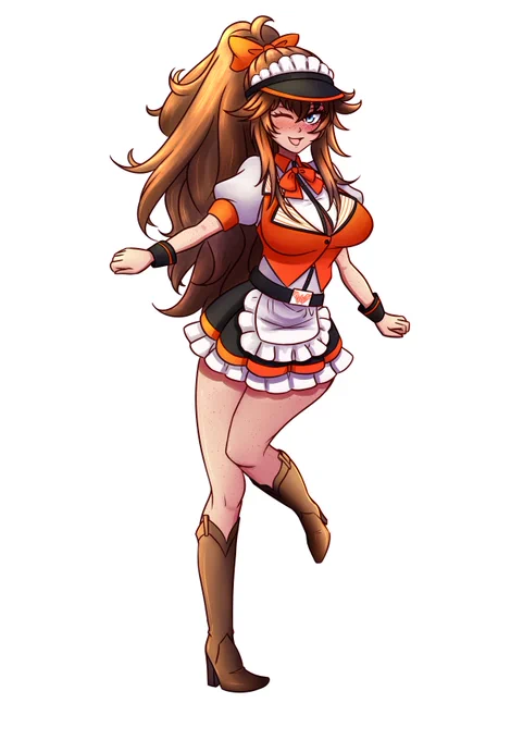 Diner Maid Emily (OC) 
