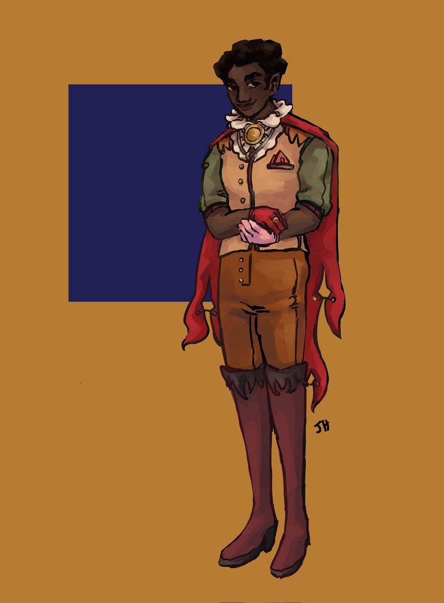 ytpmvz's tweet photo. Got a new warlock, and he's all about weaving tapestries and rugs (and also his patron, his lich husband 💖) #ttrpg #ttrpgart #DnD https://t.co/6CVgZA9XIU