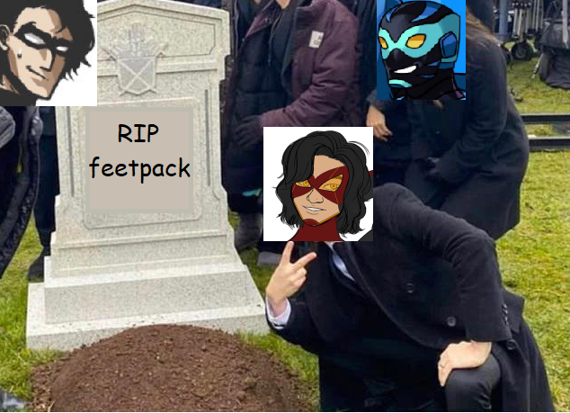 DiceComics's tweet photo. looks like feetpack woke up today and thought 'hmm i wanna get my ass kicked' https://t.co/s8qUJpcv9o