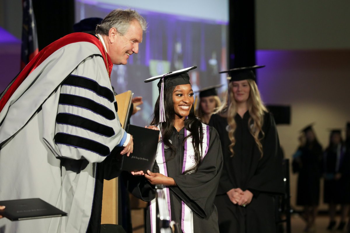 MGAPresident's tweet photo. This week, 765 students will graduate from MGA. For spring, that is the highest number of prospective grads in the University’s history. I am exceedingly proud of them, &amp; also the most optimistic in 2 years about their career prospects. Here's why: https://t.co/PF4Gu45dYi https://t.co/vTKamCtJLI