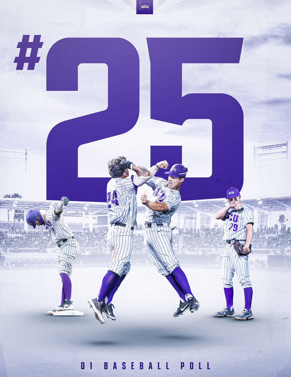 𝐑𝐀𝐍𝐊𝐄𝐃. 📈

For the first time in program history, the Lopes have entered the D1Baseball top-25 poll. #LopesUp