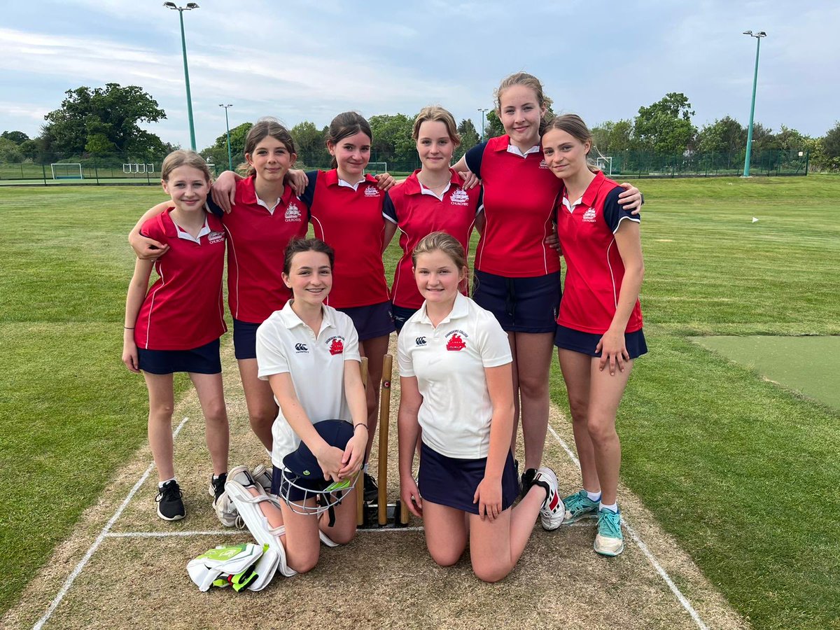 U13 girls loving life after winning their first game in the Hampshire cup.