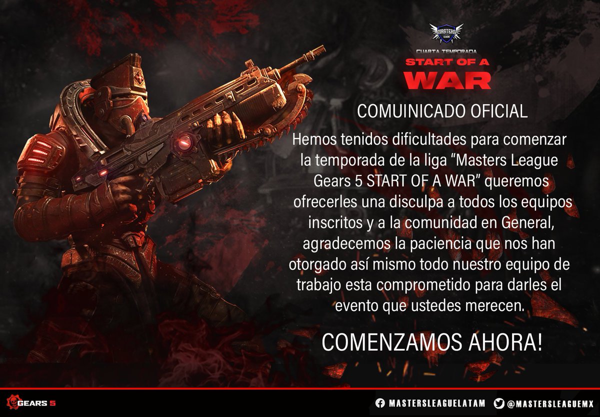 Masters League tweet media