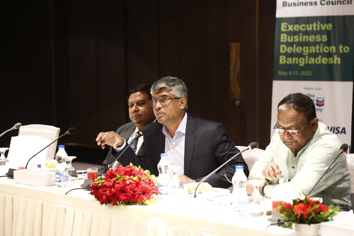 USBanglaTrade's tweet photo. Secretary of Commerce Tapan Kanti Ghosh highlighted the promise of partnership with the Ministry of Commerce, and that it will have open doors to support global and U.S. investors to work on commercial topics together

#USBDTies
#USBD
#USBBC2022 https://t.co/JsLHNVKHHA